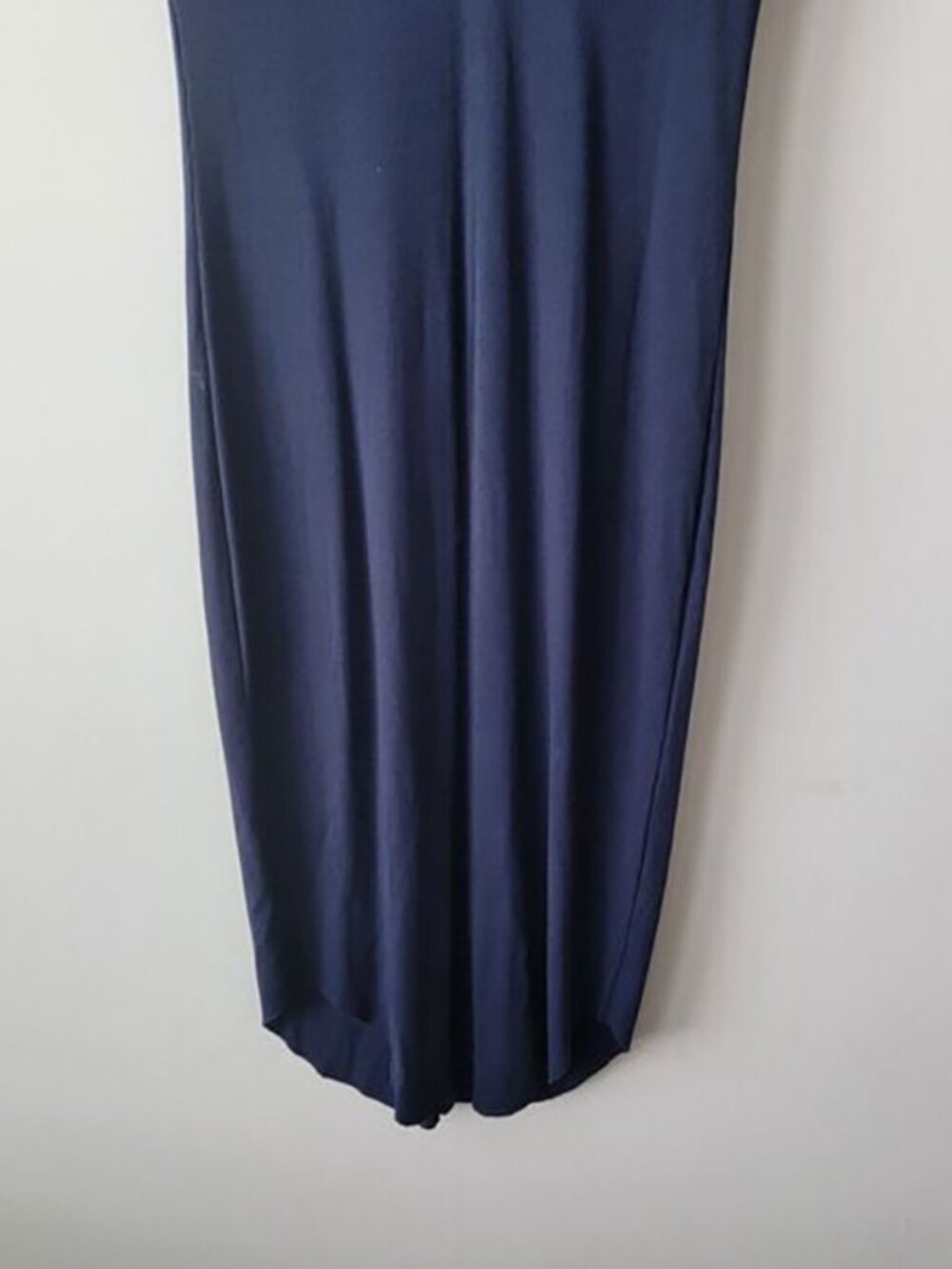 Wilfred Free womens shirt dress size XS Aritzia blue v-neck knit short sleeve - Picture 3 of 7